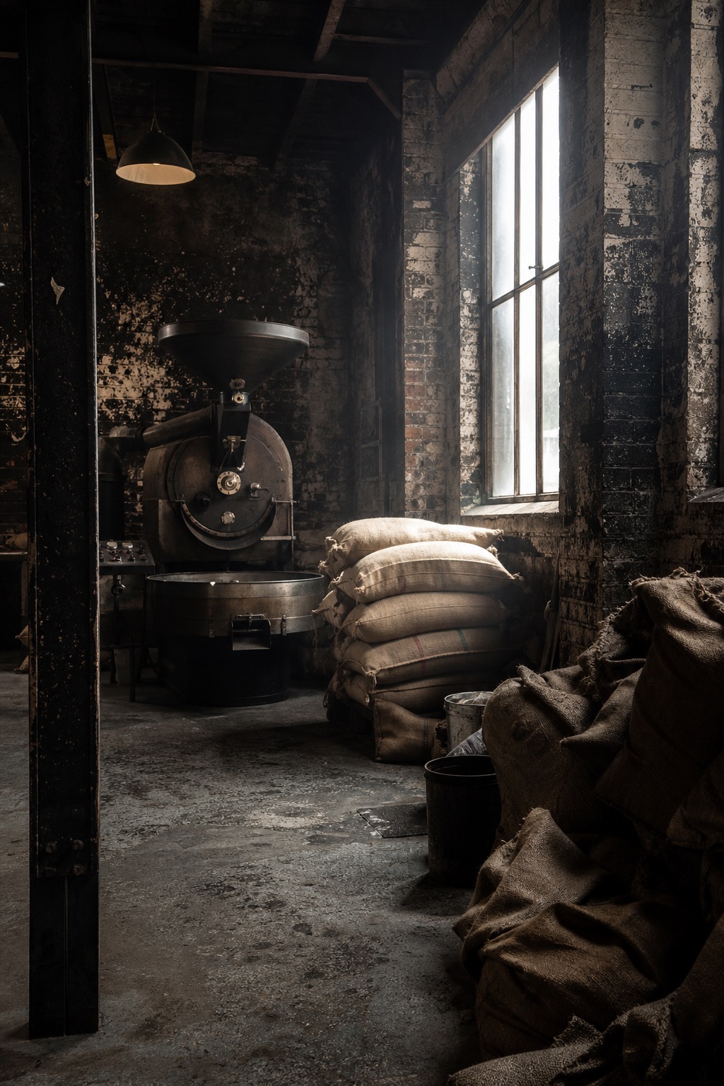 Rude Boy Coffee roastery interior
